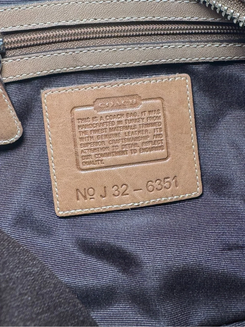COACH Y2K SOHO Mini Signature Tan Jacquard Hobo Small Shoulder Bag